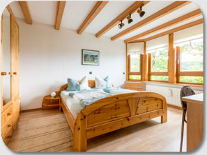 Schlafzimmer im Ferienhaus Tony in Lerbach im Harz