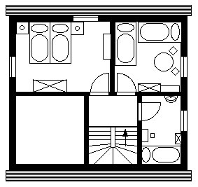 Grundriss Freier Horst obeere Etage