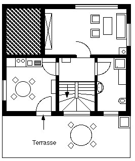 Grundriss Freier Horst - untere Etage